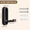 Folding Coat Hooks, Foldable Gold Wall Hooks Heavy Duty Foldable Hook Bathroom Towel Hooks Robe Hooks Wall Mounted for Hanging Coat Towels Clothes