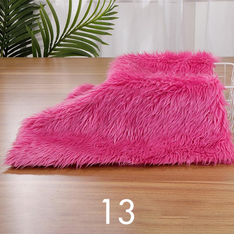 3cm Plush Fabric Polyester Faux Rabbit Fur Fleece Fabric for Stage Costume DIY Doll Toy Sofa Cushion Carpet Making Materials