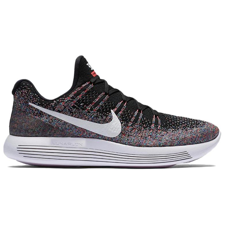 Nike LunarEpic Low Flyknit 2 Hot Punch Men Sneakers Black Hot-Punch-Electro-Green-White 863779-006