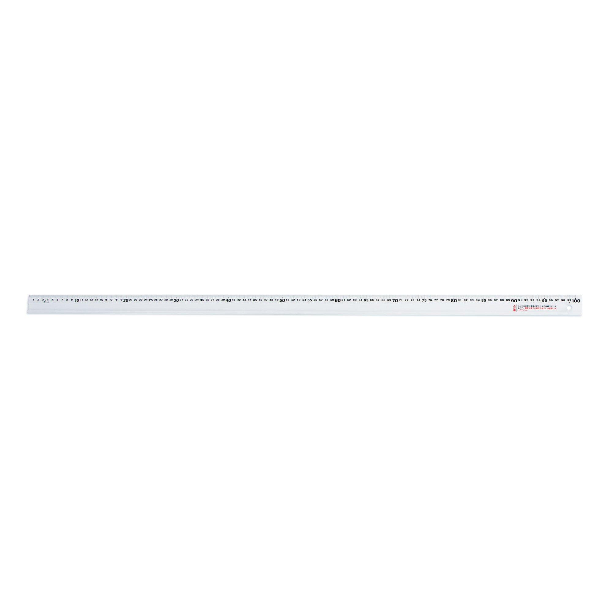 

Shinwa Sokutei Aluminum Straight Measure Arusuke 1m White 65445 білий