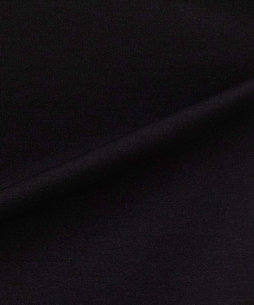 BASIC HOUSE Women'S Cool Sorona Semi-Overfit Round Neck Long Sleeve T-Shirt Black Lzts3201