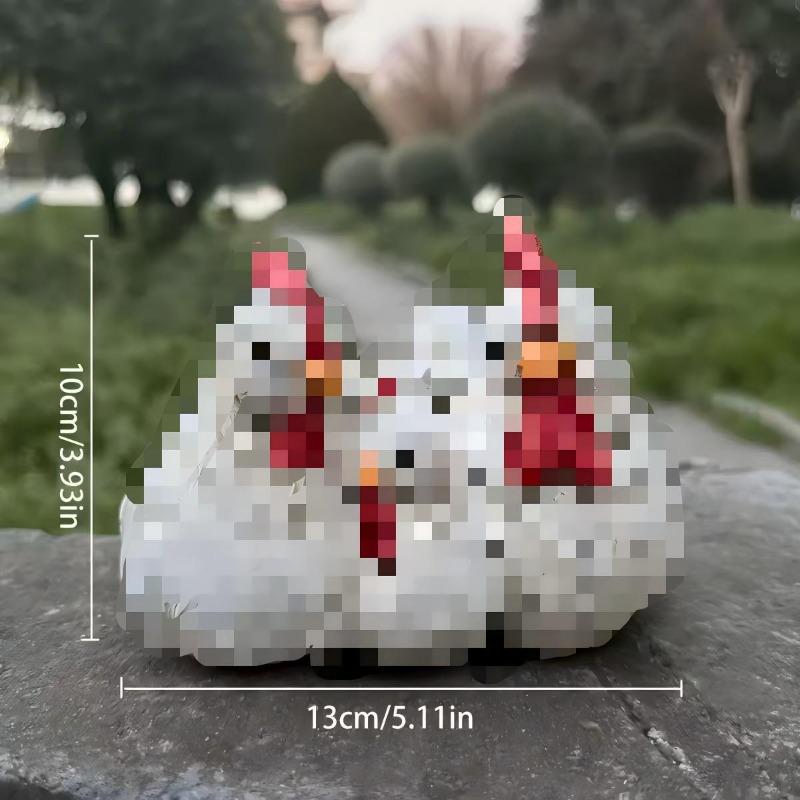 Vaso da Fiori Gallina Stile Campagnolo da Esterno Resina Artigianato Creativo Decorazione Casa Pezzo Decorazione Giardino Pezzo in Resina