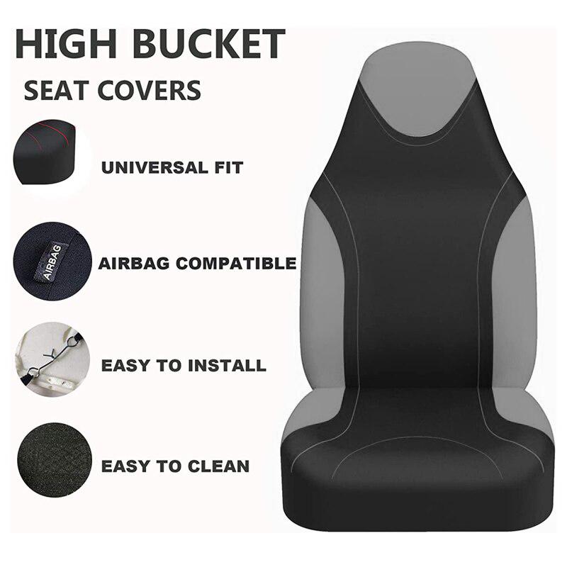 Integrerat skålformat bilsätesskydd i racingstil 3 färger Passar de flesta biltillbehör för interiören Sätesskydd