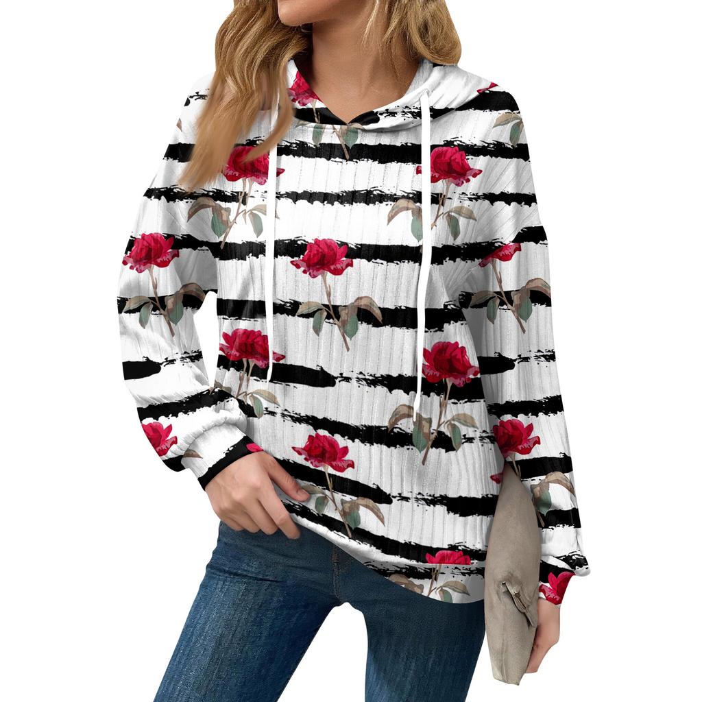 Hoodies For Women Oversized Winter Cute Sweatshirts Pullover Trendy Fall Clothes