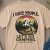 Vintage Camping Shirt Nature Lover Tee Happy Camper Shirt Camping Shirt Women Lover Gift Camping Sarcastic Shirt Comfort Colors Camping Png