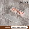1/3Pcs 2/3/6 Grids Refrigerator Storage Boxes With Holes Scallions Meat Fresh Box Food Container Cold Storage Crisper Sealed