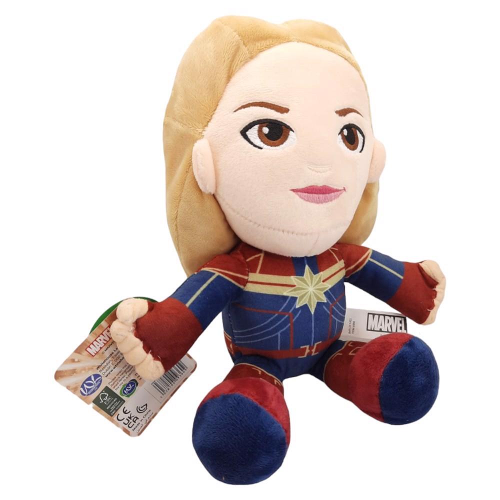 Maskotka Kapitan Marvel Pluszak 30Cm Zabawka Przytulanka Superbohater