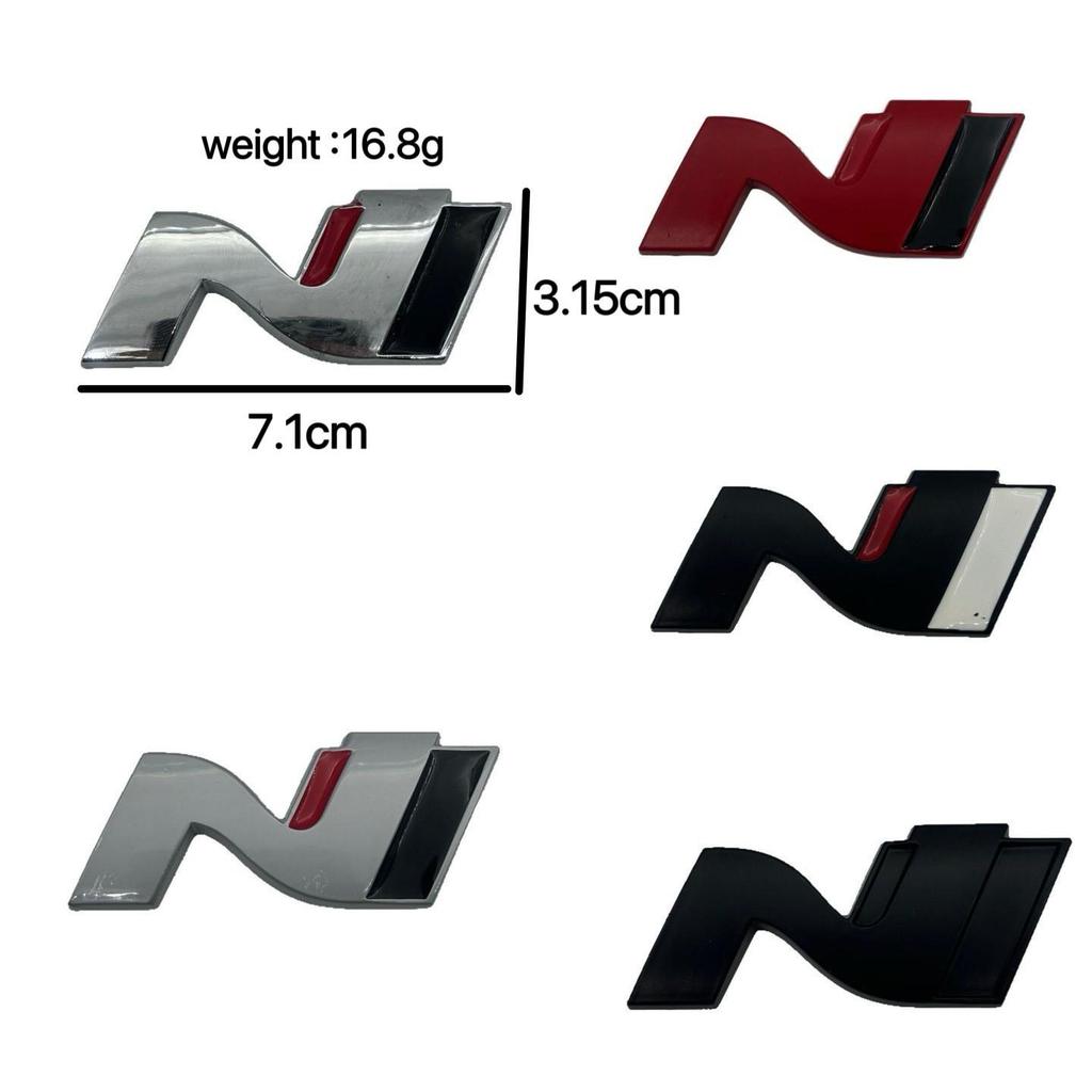 Das große "N"-Logo passt perfekt als Karosserie- und Heckemblem für den Hyundai Elantra.