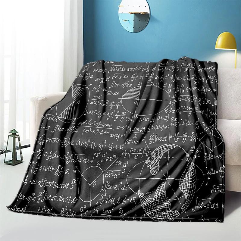 Science education topic Printed Blanket for Sofa Travel Camping Living Room Office Conditioning Blanket for All Seasons Gifts