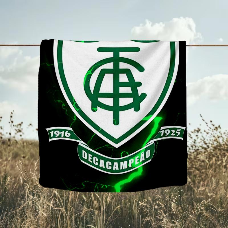 1PC América Futebol Club Printed Soft Flannel Blanket Throw for Adult Bedroom Living Room Sofa Camping Travel Fan gifts Christmas Gifts
