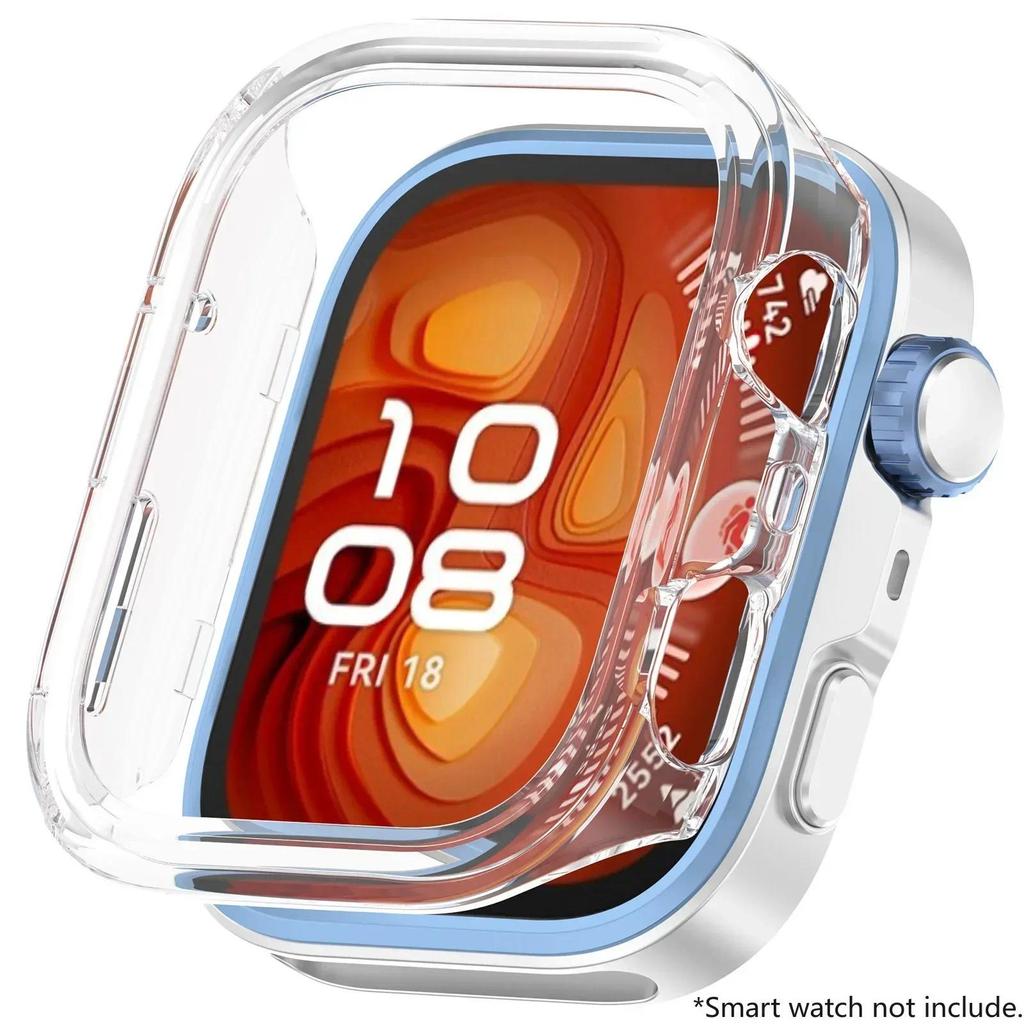 Hard PC Cases for Huawei Watch Fit 4/4 Pro,Screen Protective Cover for Huawei Fit4 Hollow Case Shockproof Bumper Shell Accessory