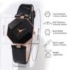Xiaomi 5PCS/Set Women's Watch Fashion Leather Band Analog Quartz Watches Heart Jewelry Set(Without Box)