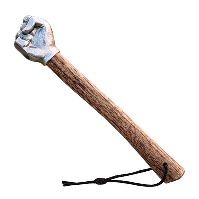 Stainless Steel Thumb Fist Hammer Emergency Window Breaker Function and Fist Grip Collectible Art for Car Safety