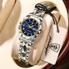 POEDAGAR Elegant Luxury Women Watch Luminous Waterproof Week Date Wristwatch Stainless Steel Fashion Quartz Ladies Watches