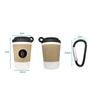 2026 NEW Pet Poop Trash Can Coffee Cup Design Portable Dispenser Outdoor Dog Walking Garbage Bag Storage Box Dog Garbage Storage
