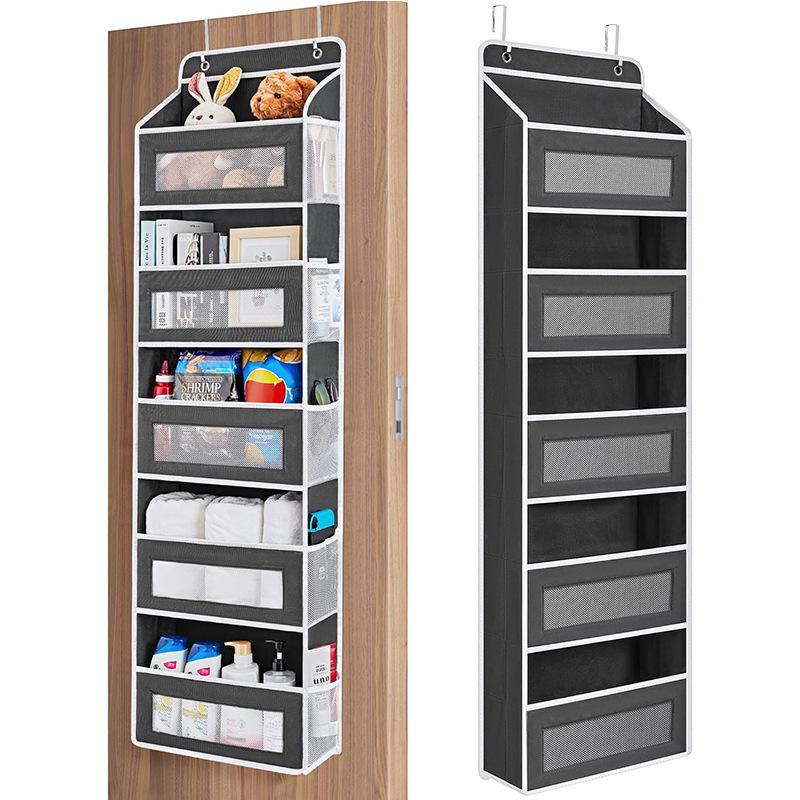 Wall-Mounted Multi-Layer Foldable Shoe and Sundry Storage Bag