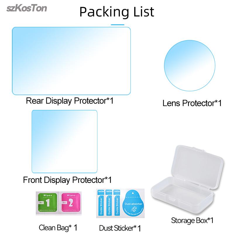 9H Hardness Glass Screen Protector for DJI Osmo Action 6 Clear Ultra-HD Tempered Glass Anti-scratch Film Accessories