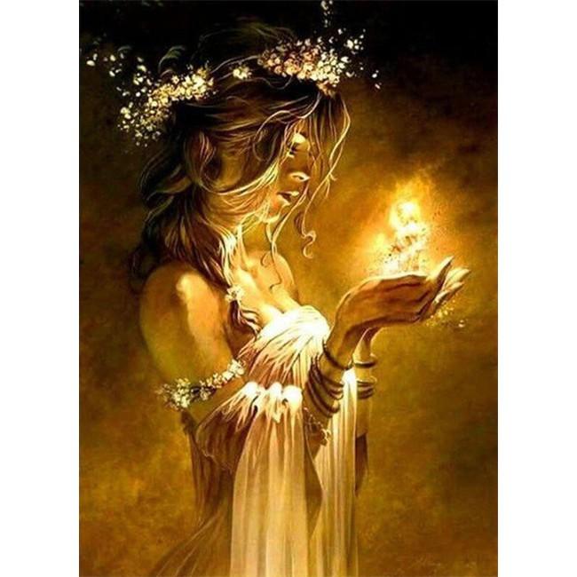 

5D «Красота» Алмазная картина DIY Мозаика Алмазная вышивка Подарок или украшение для кровати Дети Хобби