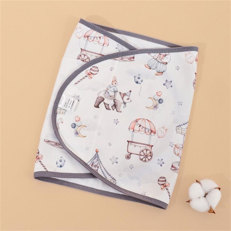 Baby Pucktücher Decke Atmungsaktiver Baumwollstoff Bequemes Wickeltuch zur Beruhigung von Neugeborenen im Alter von 0 bis 3 Monaten