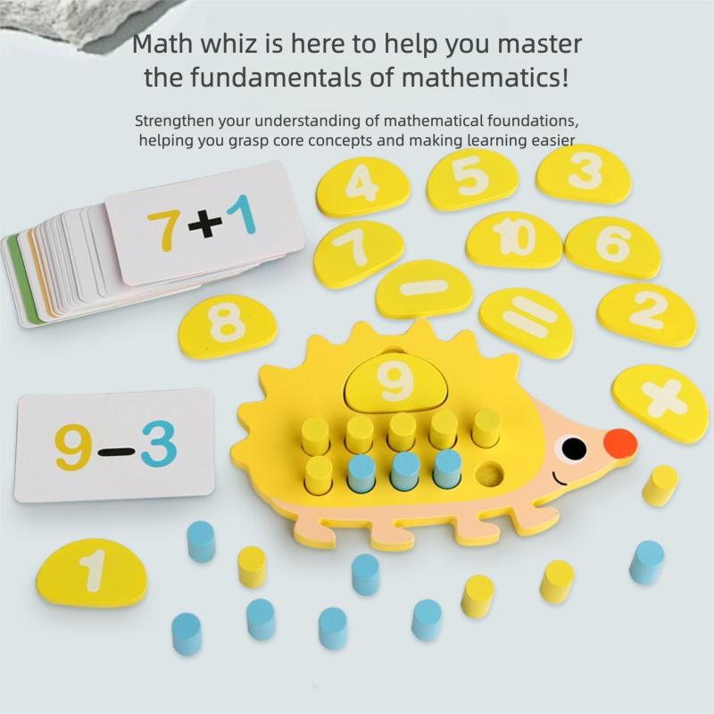 Learn to do tens grid array sensory training calculation enlightenment early education toys kindergarten puzzle area