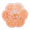 3/4/5/6/8/10/12mm Gemischte Box mit Löchern ABS Imitation Perle Meerjungfrauen-Illusions-Farbverlauf Kunststoffperle DIY-Material