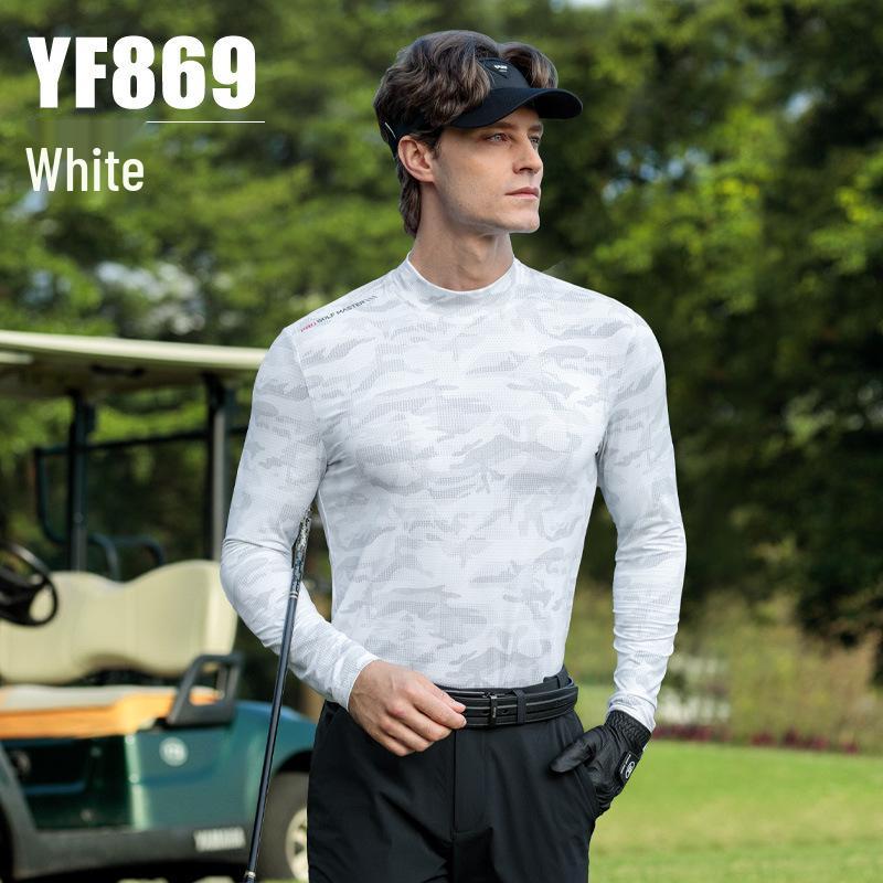 Men s PGM2026 Long Sleeve Golf Base Layer - High Stretch, Breathable Mesh Extra Large