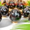 1pc Gorgeous Natural Firework Stone Sphere Crystal Carving Gemstone Jewelry Accessory Birthday Gift Party Desktop Decor