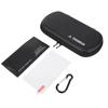 Hard EVA Carrying Case with Tempered Glass Film EVA Protective Case Shockproof for Trimui Smart Pro Handheld Game Console
