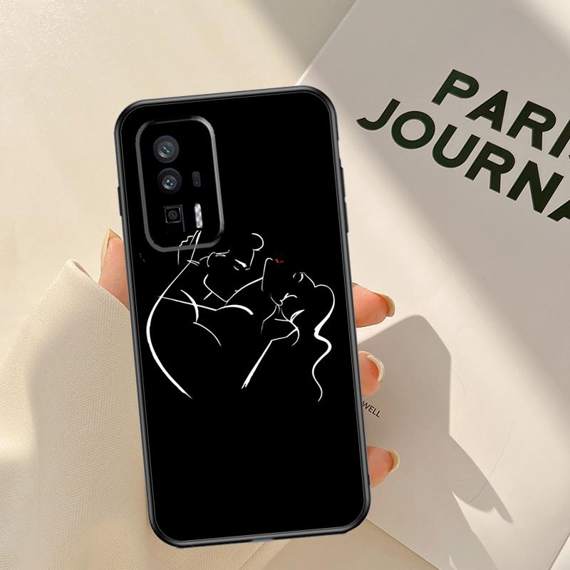 Sexy Line Minimalist Style Case For Xiaomi 14 15 Ultra 13T 14T 15T Pro 17 Pro Max POCO X7 Pro X3 X5 X6 F5 F6 F7 F8 Coque