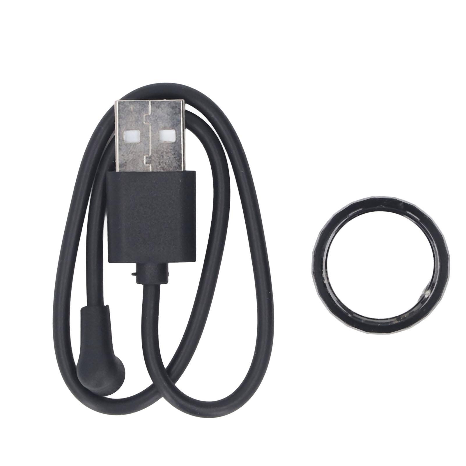 

Умное кольцо Фитнес IP68 Водонепроницаемый Калории Шагомер Сон Мониторинг Спорт Фитнес Трекинг #18 чёрный