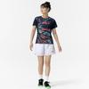 Short Sleeve Game Dynamotion Perfect for Club Navy Size S Women's Tennis/Badminton Shirt, Sweat-Wicking, Quick-Drying, Fit, Activities, Blue,