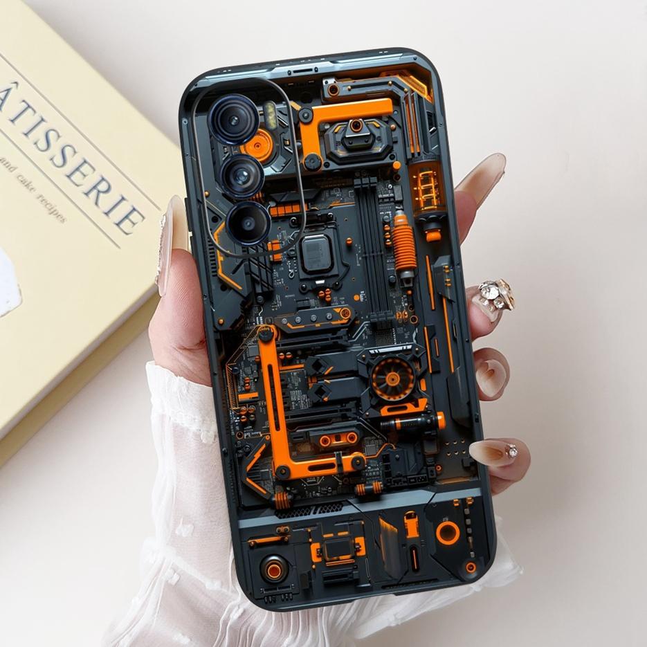 For Motorola Edge 30 5G Case XT2203-1 Luxury Candy Painted Cover Shockproof Phone Case For Motorola Edge 30 Pro Edge30 4G Bumper