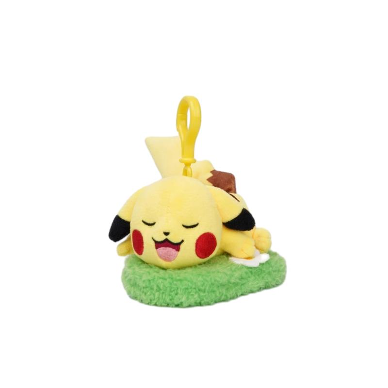 Pokemon Pikachu Mew Squirtle Charmander Kawaii Plush Toy Pendant School Bag Backpack Pendant Key Ring Small Doll Birthday Gift