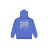Li Ning Sweatshirts Men's Bright Royal Blue Hooded Thickened Regular AWDQ767-4