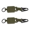 2 PCS Easy Pull Buckle Keychain Olecranon Buckle Stretchable Quick Release Buckle Key   for Bag Pants