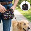Transparent Window Dog Snack Bag Zipper Closure Pet Treat Pouch Dog Care Bag  Pet Training