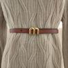 PU Leather Belt Adjustable Waist Strap Casual Waistband  Decor Accessories