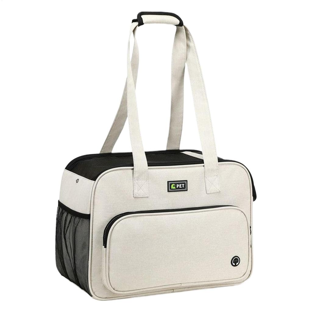 Dog Carrier Bag Breathable Mesh Tote with Strap Ventilated Dog Purse Carrying Bag for Daily Shopping Walking Park Outing Picnic