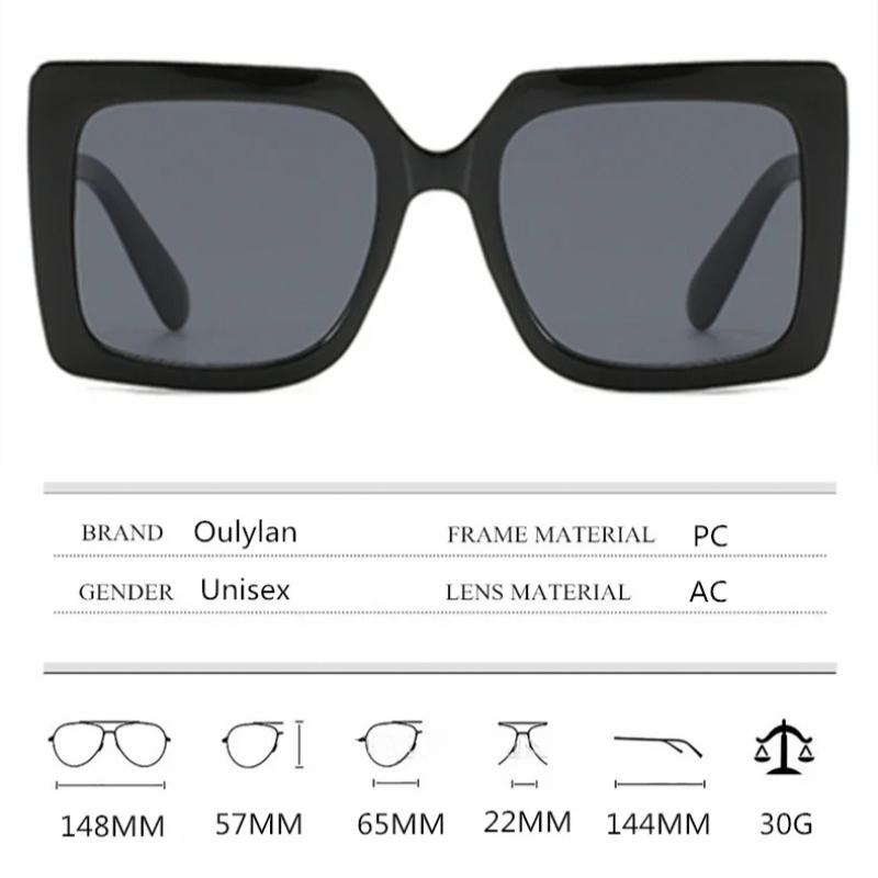 Ochelari de Soare Pătrați Femei Marcă de Lux Designer Vară Roz Ochelari de Soare Feminin Supradimensionați Goggels Nuanțe UV400 lentes mujer