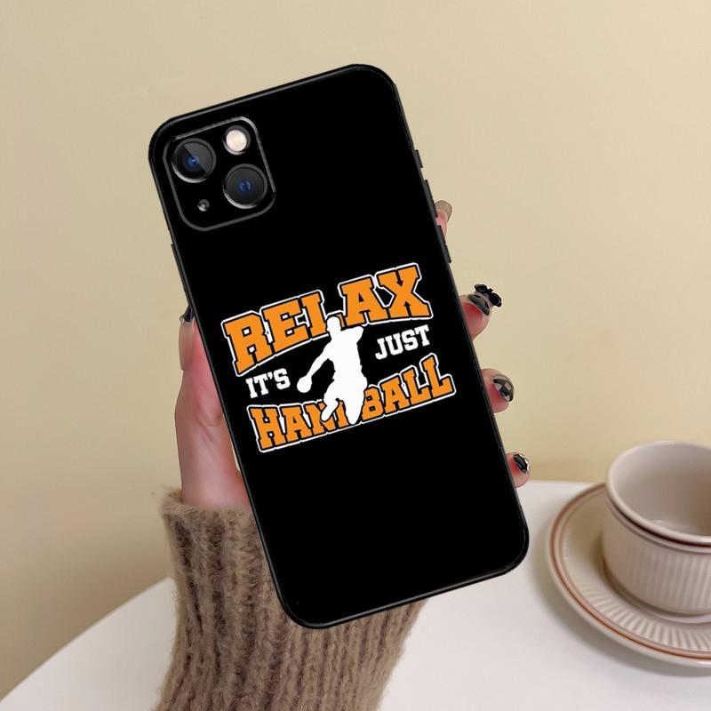 Play Handball Quotes Phone Case For iPhone 14 Pro Max 17 Air 16 15 11 12 13 Pro Max mini 16 Plus 16e Cover Funda