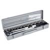 [Tone] Socket Wrench Set 760M (17-Piece, 1/2 inch Drive) Silver