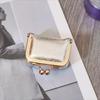 Exquisite Leather Jewelry Storage Box Pure Color Luxury Earring Necklace Wallet Clasp Closure Small Size Mini Coin Purse Daily