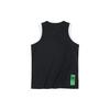 Anta Letter Print Round Neck Sleeveless Basketball Jersey Men tops Black 152231207-3