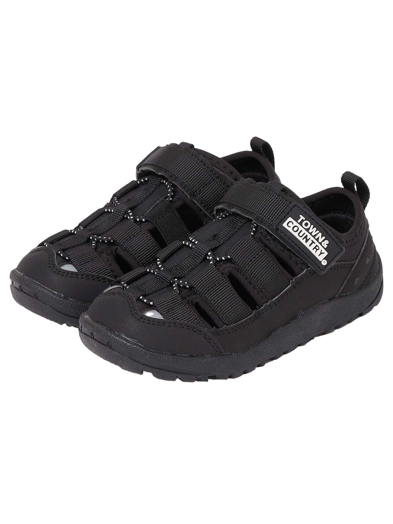 

Ships Colors Drain Sandals (Kids) 235370004 Black 19