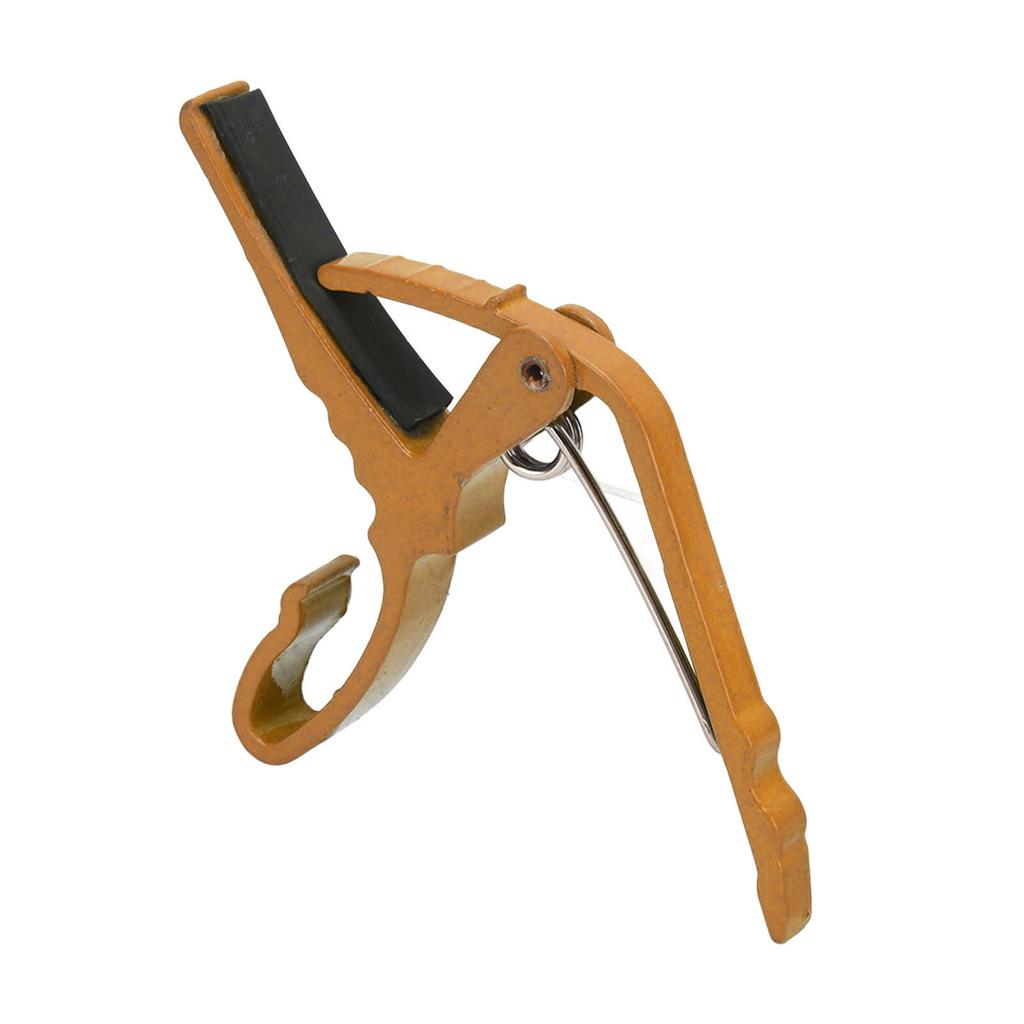 Guitar Capo Alloy Quick Tone Change Portable Instrument Accessory for Playing Performance Gold
