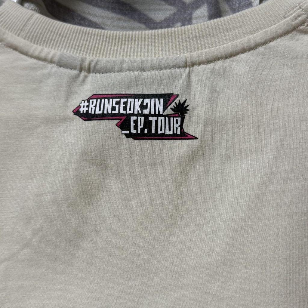 [USED] RUNSEOKJIN BTS Jin Face T-Shirt Seoul Concert Size M