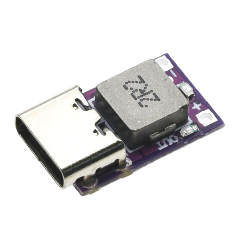 Hocheffizientes USB-C-Strommodul mit Doppelfunktion für 3,7V/4,2V 18650-Akku, 12W 2,4A Ausgang