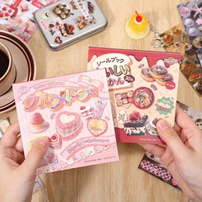 Japanese Cuisine Themed Baking Dessert Stickers Scrapbook Notebooks Phone Cases Diaries Decorative Stationery Stickers