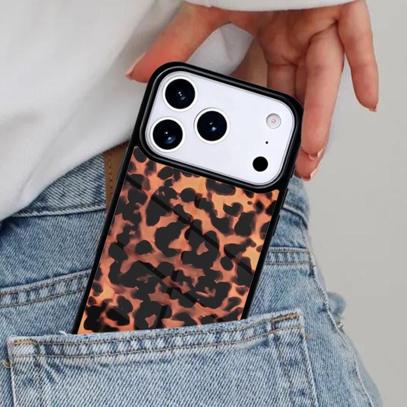 Dark Tortoise Pattern Phone Case for iPhone 16e 15 14 13 12 17 Pro Max Plus Air 17pro Cover Coque