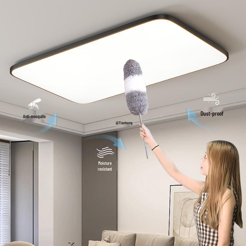 Durable Multi-Room Ceiling Light: Round & Square Options for Living Room, Bedroom, Kitchen, Bathroom, and Balcony